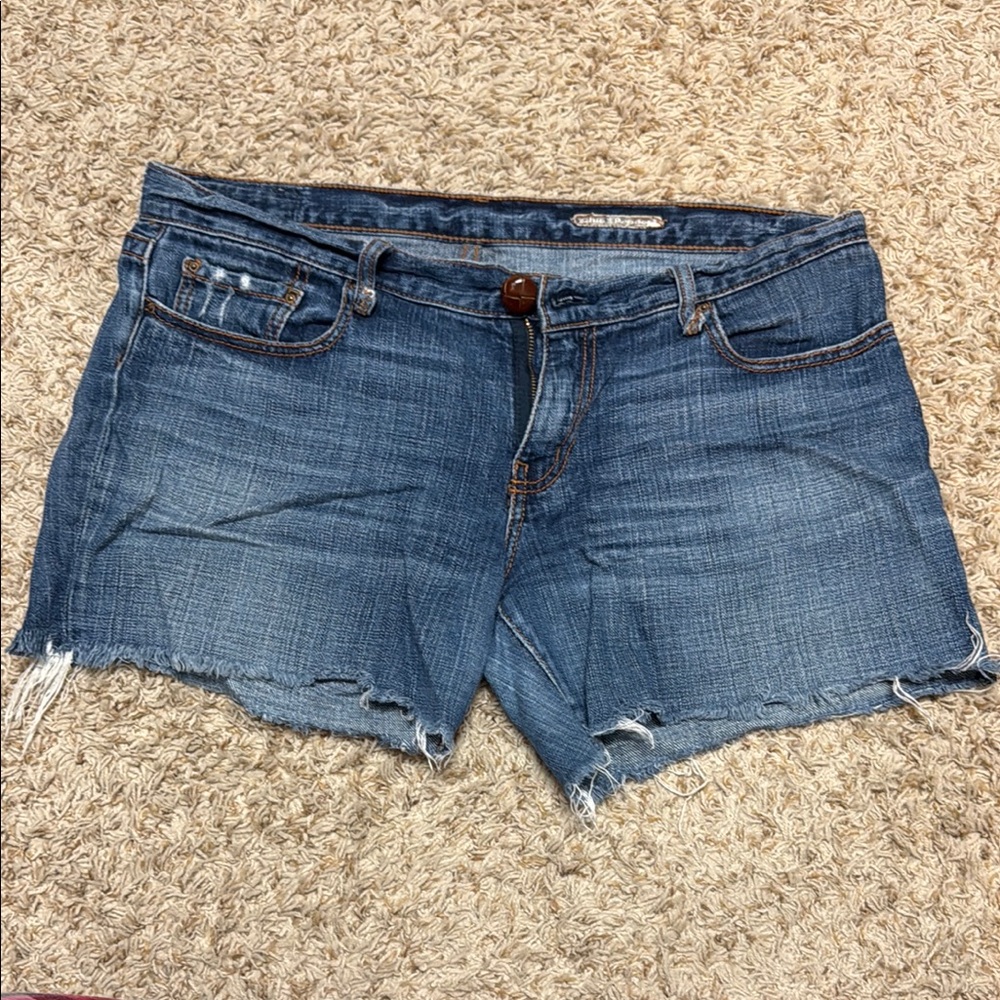 Chip & Pepper Sz 32 Women's Blue cutoff Denim Shorts